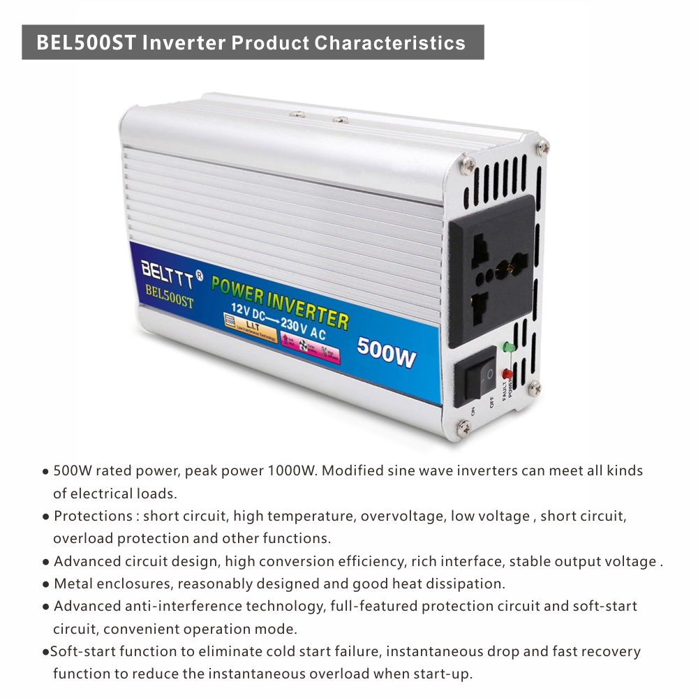 BELTTT 500W modified sine wave inverter